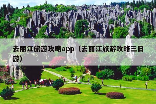 去丽江旅游攻略app（去丽江旅游攻略三日游）