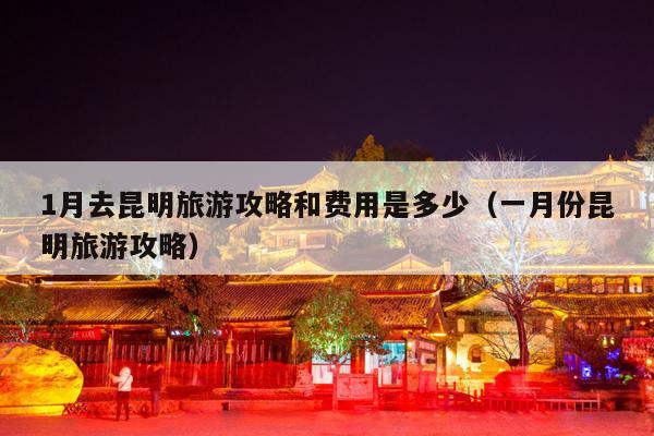 1月去昆明旅游攻略和费用是多少（一月份昆明旅游攻略）