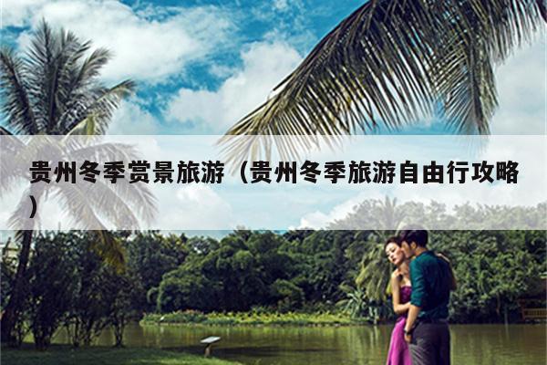 贵州冬季赏景旅游（贵州冬季旅游自由行攻略）