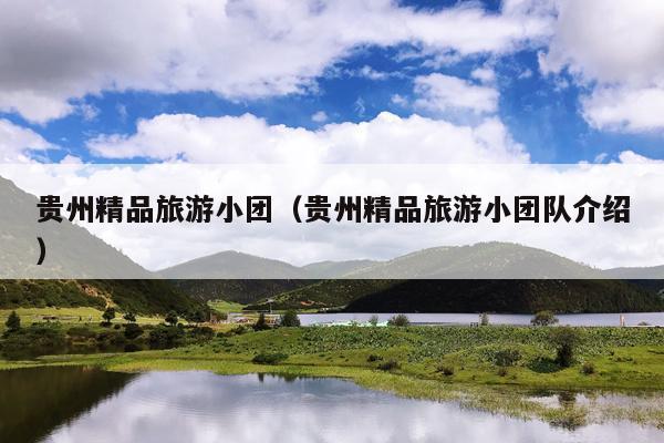 贵州精品旅游小团（贵州精品旅游小团队介绍）