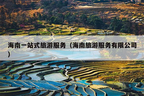 海南一站式旅游服务（海南旅游服务有限公司）