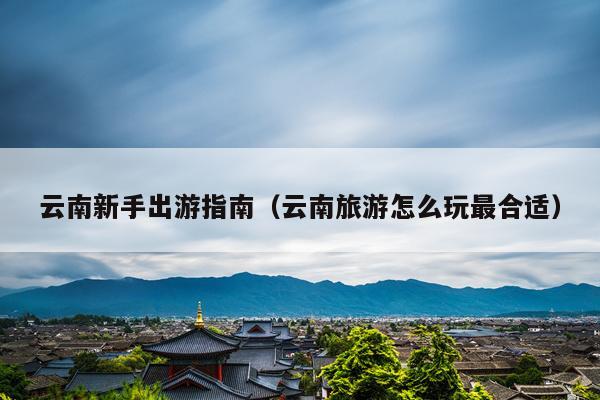 云南新手出游指南（云南旅游怎么玩最合适）