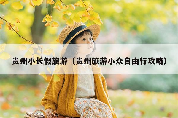 贵州小长假旅游（贵州旅游小众自由行攻略）