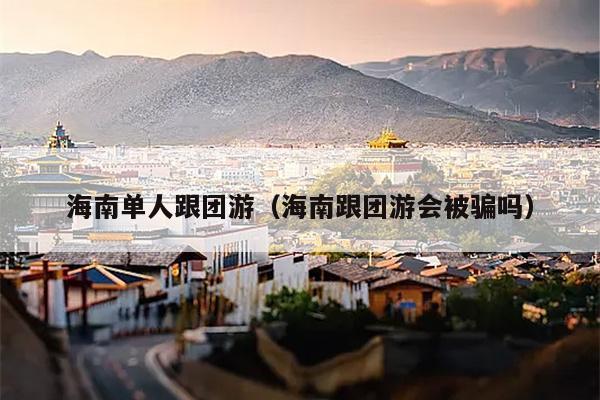 海南单人跟团游（海南跟团游会被骗吗）