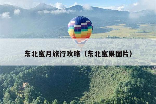 东北蜜月旅行攻略（东北蜜果图片）