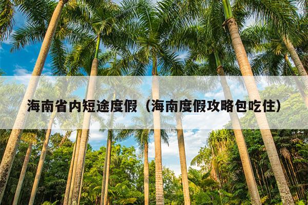 海南省内短途度假（海南度假攻略包吃住）