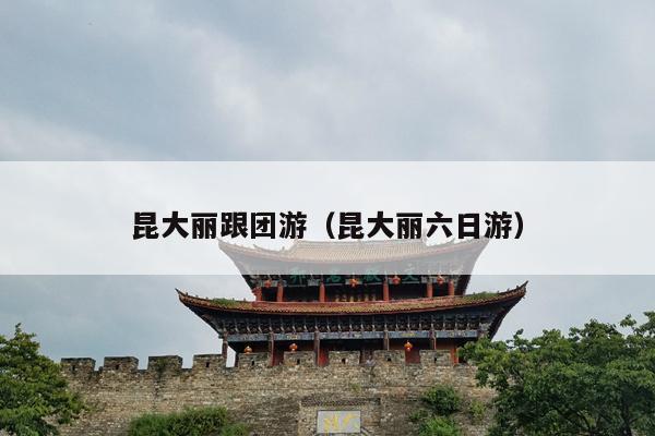 昆大丽跟团游（昆大丽六日游）