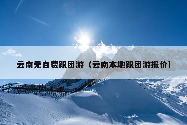 云南无自费跟团游（云南本地跟团游报价）