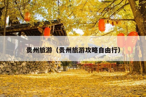 贵州旅游（贵州旅游攻略自由行）